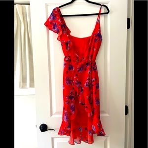 NWT HOUSE OF HARLOW - REVOLVE Coral/Floral dress